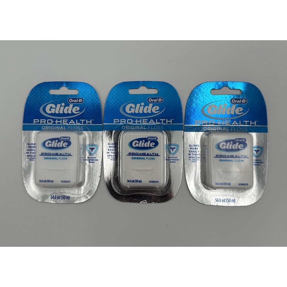 (3) OLD VERSION Oral-B Glide Pro-Health Original Floss